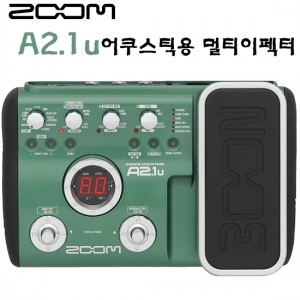 (지엠뮤직_멀티이펙터)ZOOM A2.1uEffector어쿠스틱용 기타이펙터 에이투 줌이펙터 줌