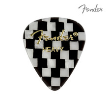 펜더 피크 그래픽 체커 Heavy Fender 351 Shape Graphic Checker Pick 198-0351-313
